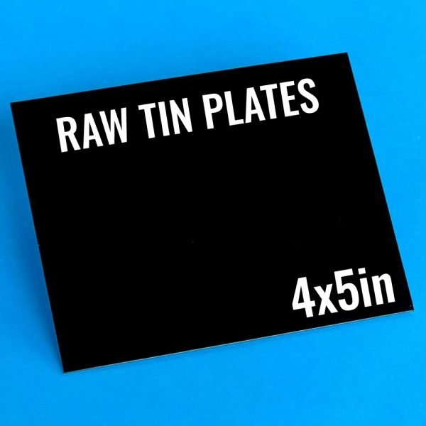 Zebra 4x5 Black Tintype Plates (Pack of 10)