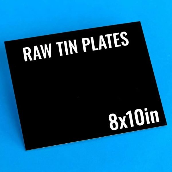 Zebra 8x10 Black Tintype Plates (Pack of 5)