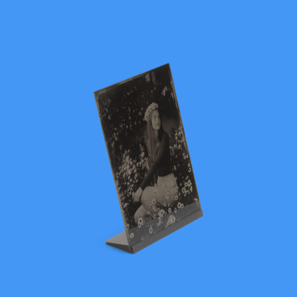 Zebra 5x7 Glass Plate Stand (Bundle of 2 or 5)